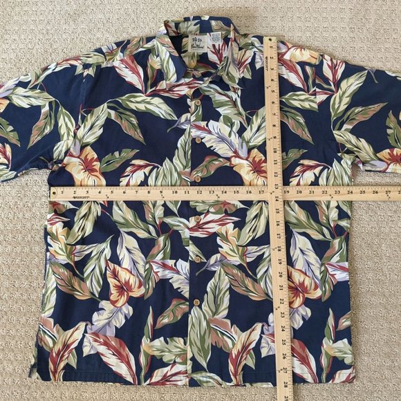 Men's Large Hawaiian Shirt w/Pocket (A288) - Picture 4 of 4